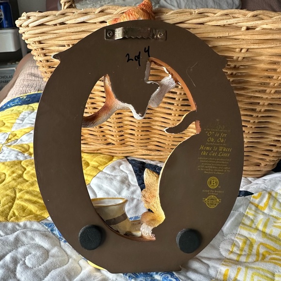 Vintage BRADFORD EXCHANGE 2008 HOME Is Where the Cat Lives - Picture 5 of 9